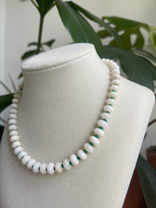 White Jade Gemstone Necklace 02