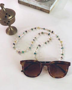 SEMI PRECIOUS STONE EYEGLASS STRAP