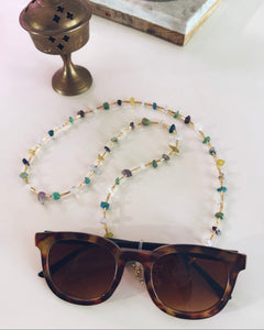 SEMI PRECIOUS STONE EYEGLASS STRAP