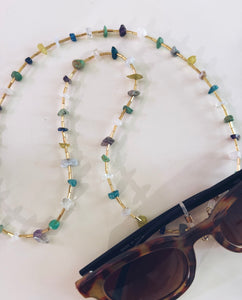 SEMI PRECIOUS STONE EYEGLASS STRAP